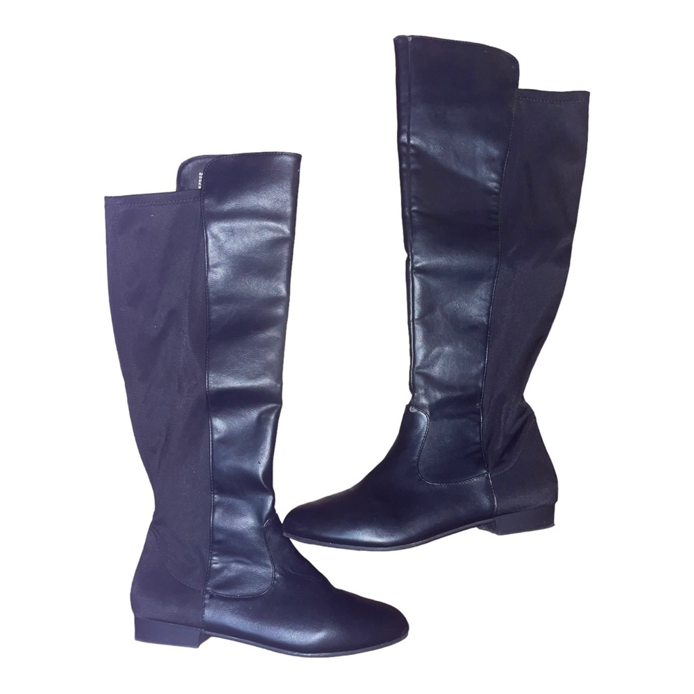 Rampage Bristol Black Tall Riding Boots women’s size 8.5